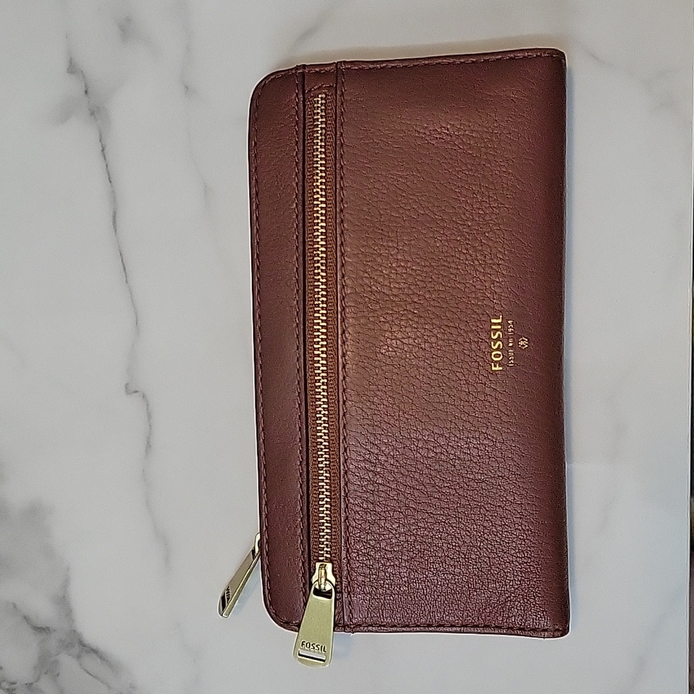 Fossil Brown Leather Wallet
